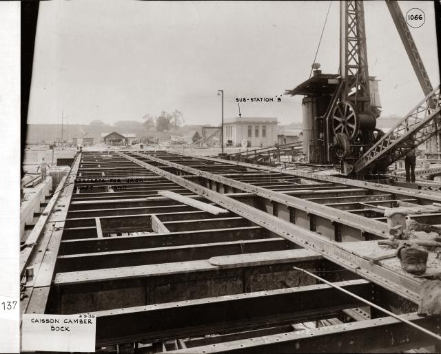 Singapore Naval Base - Caisson Camber Dock