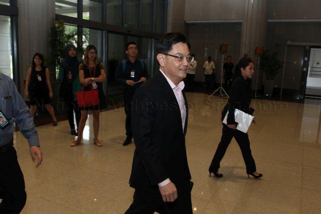 Taken at: Parliament House for the Singapore Budget 2016 Pictured: Minister for Finance Heng Swee Keat