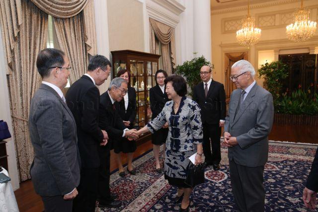 Taken at: Swearing-in Ceremony of Judges and Judicial Commissioners of the Supreme Court Pictured: President Tony Tan Keng Yam and his wife Mrs Mary Chee Bee Kiang, Justice Judith Prakash (partially hidden), Justice Tay Yong Kwang, Judge of Appeal Chao Hick Tin, Judicial Commissioner Lim Audrey Lim Yoon Cheng, and Judicial Commissioner Pang Khang Chau