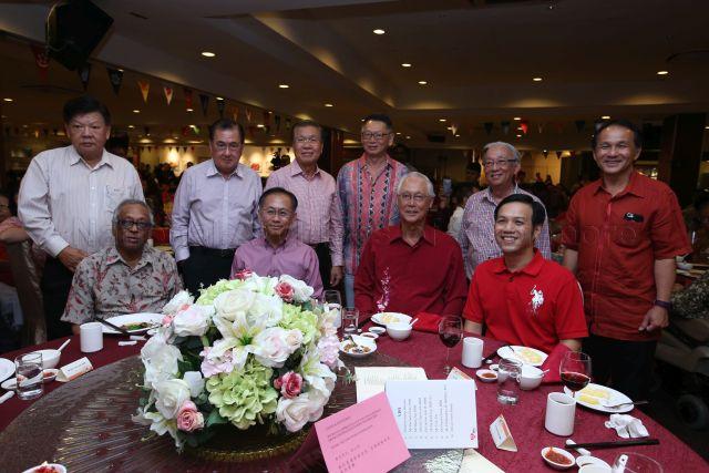 Taken at: Marine Parade National Day Dinner at Roland Restaurant Pictured: Guest-of-Honour Emeritus Senior Minister Goh Chok Tong and Marine Parade Citizens' Consultative Committee Chairman Tan Jack Thian