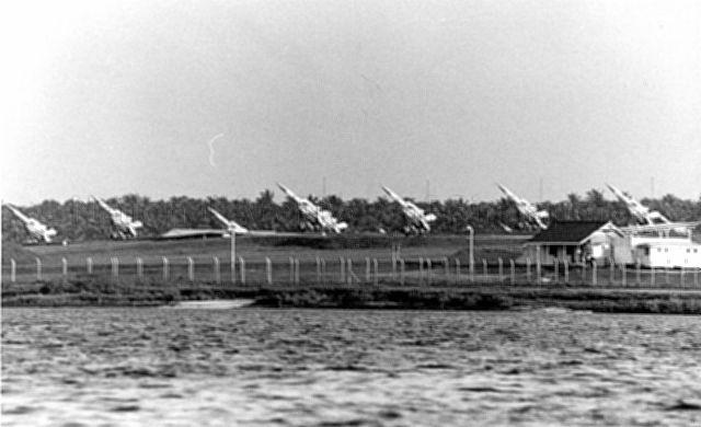 Bloodhound missiles of No. 65 Squadron (anti-aircraft missile unit)