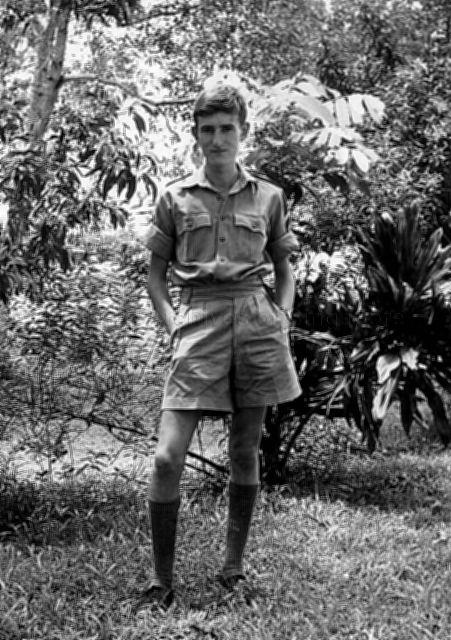 Full-length photograph of Mike Rees in uniform