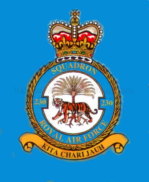 P9b Queens Crown Badge 230 Squadron Motto In Malay We Seek