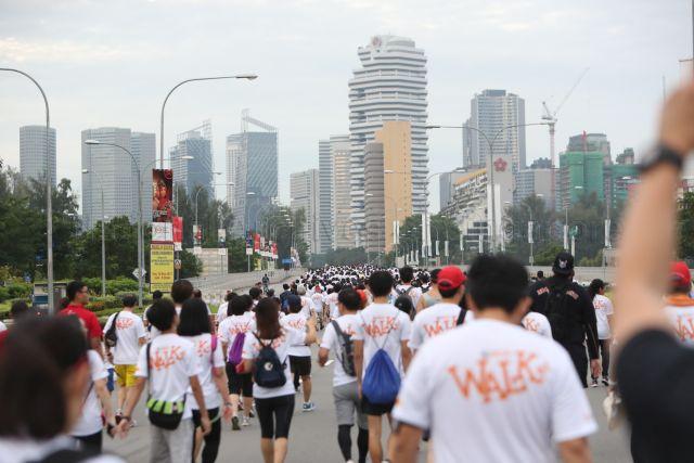 Taken at: The New Paper Big Walk 2017 at Singapore Sports Hub