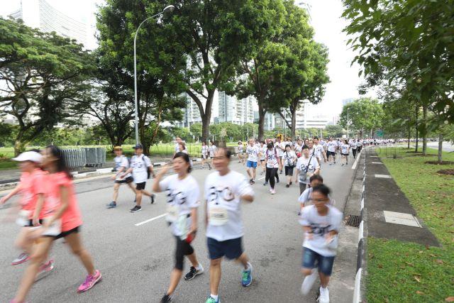 Taken at: The New Paper Big Walk 2017 at Singapore Sports Hub