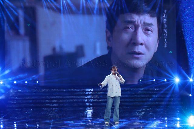 Taken at: Community Chest 35th Anniversary Charity TV Show 2018 at MES Theatre in Mediacorp Campus &nbsp;Pictured: Hong Kong actor Jackie Chan