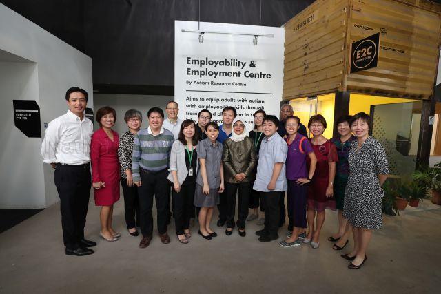 Taken at: Visit to Autism Resource Centre (ARC) Enabling Village Playground hosted by ARC and SG Enable Pictured: President Halimah Yacob, CEO of SG Enable Ku Geok Boon and President of ARC and Mayor of Central Singapore District Denise Phua