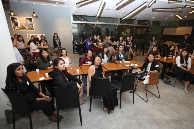 Taken at: Young Women's Leadership Connection (YWLC) session at the Singapore Management University (SMU).
