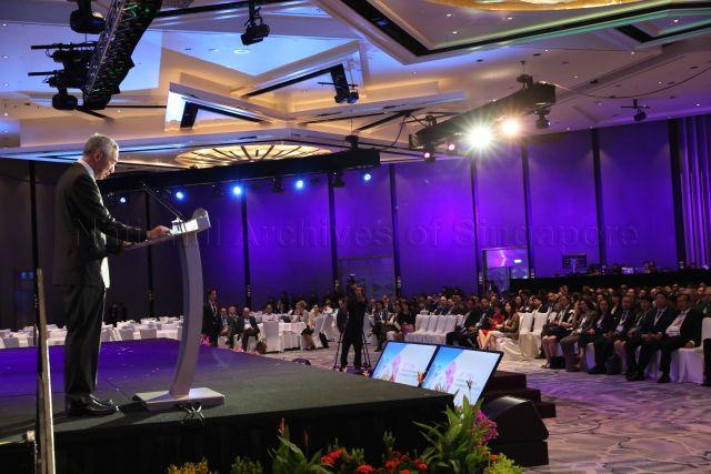 Taken at: 29th Inter-Pacific Bar Association (IPBA) Annual Meeting and Conference at the Raffles City Convention Centre Pictured: Prime Minister Lee Hsien Loong