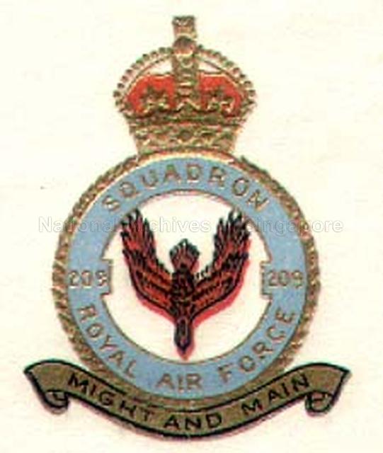 Badge of Royal Air Force 209 Squadron