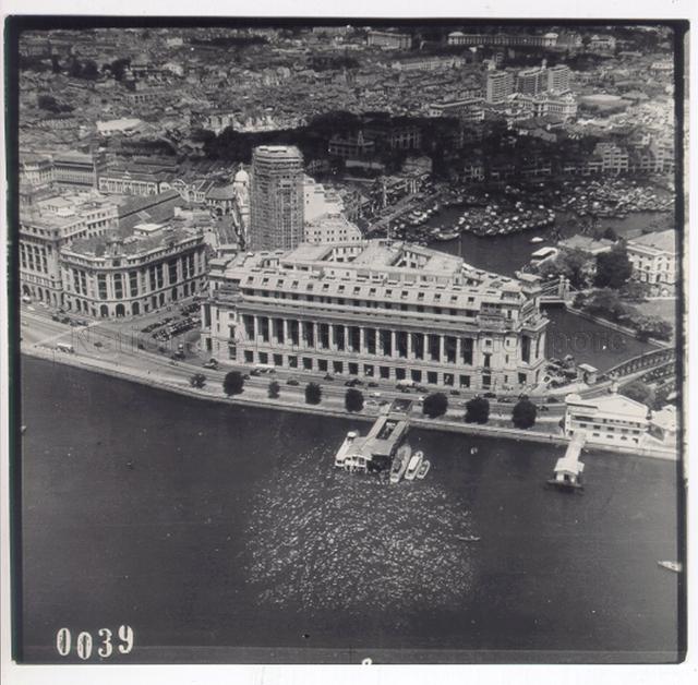 Aerial view of the General Post Office (Fullerton Building)