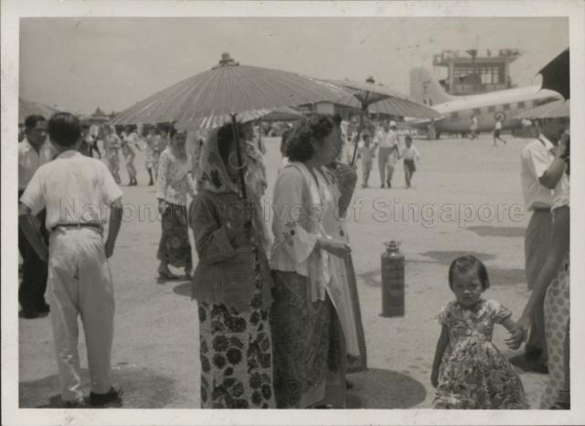 People at airshow, Kuching