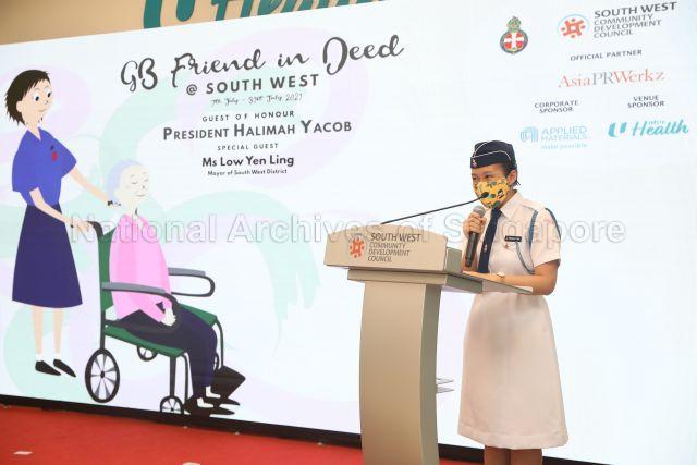 Taken at: Launch of The Girls' Brigade Friend in Deed (GBFD) @ South West event at the NTUC Health Senior Activity Centre at Taman Jurong