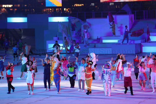 Taken at: National Day Parade Show 2021 at The Float @ Marina Bay