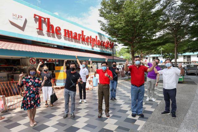 Taken at: #ULTIMATEHAWKER event at The Marketplace @ 58 Pictured: Deputy Prime Minister and Coordinating Minister for Economic Policies Heng Swee Keat, Senior Minister of State for Sustainability and the Environment and Transport Amy Khor, Minister of State for Communications and Information and National Development Tan Kiat How and Country Head of DBS Singapore Shee Tse Koon