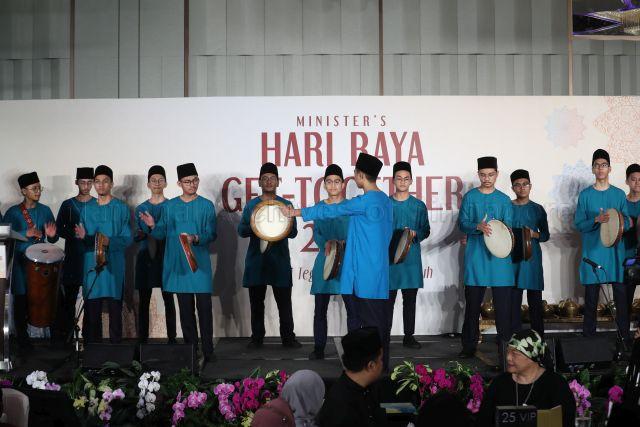 Taken at: Minister's Hari Raya Get-Together Dinner 2022 at Pan Pacific Singapore