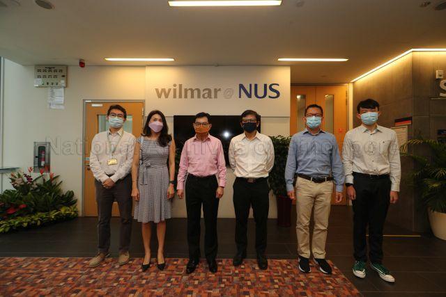 Taken at: Visit to Wilmar@National University of Singapore (WIL@NUS) Corporate Laboratory at NUS Pictured: Deputy Prime Minister, Coordinating Minister for Economic Policies and Chairman of the National Research Foundation Heng Swee Keat, Group Tax Head at Wilmar International Pamela Goh, Senior Director (Strategic Collaboration and Partnership) of NUS George Loh and Director of the Future Economy Planning Office in the Ministry of Trade and Industry Tan Lin Teck