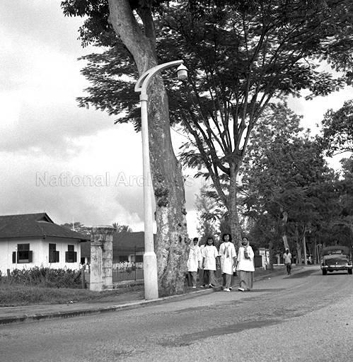 Malay Girls' School at junction of Scotts Road and Newton Circus