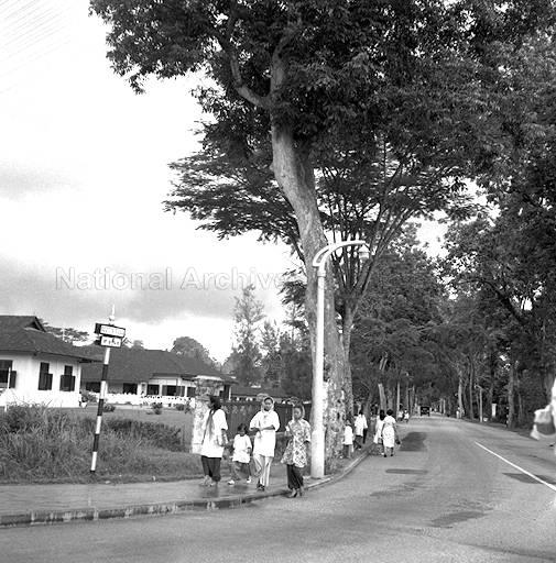 Malay Girls' School at Scotts Road viewed from Newton Circus