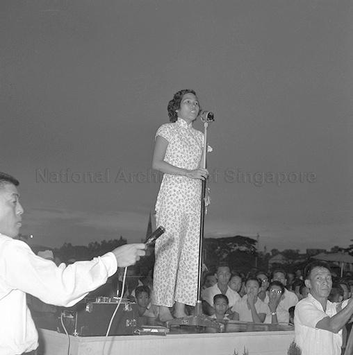 MADAM HOE PUAY CHOO, ASSEMBLYWOMAN FOR BRAS BASAH, SPEAKING