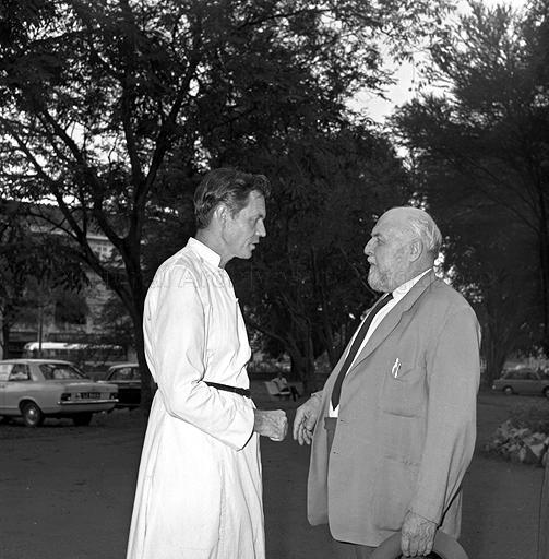 The person beside Bishop Leonard Wilson is Dean of St. Andrew&#039;s Cathedral Rev. Tony Dumper