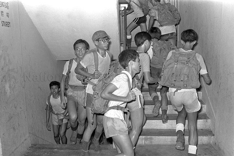 RAFFLES INSTITUTION SCOUTS TRAINING VIGOROUSLY FOR THE PAST