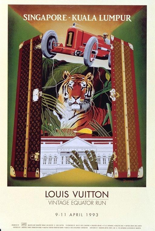 Singapore - Kuala Lumpur  : Louis Vuitton vintage equator run 9 - 11 April 1993