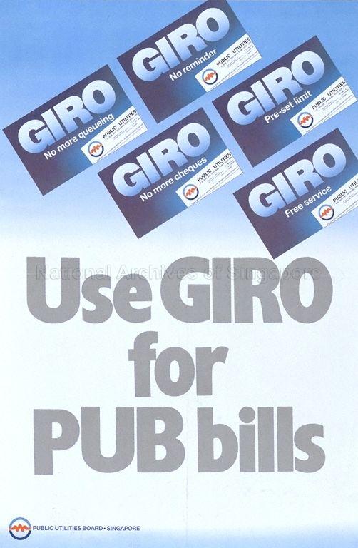 Use GIRO For PUB Bills. 