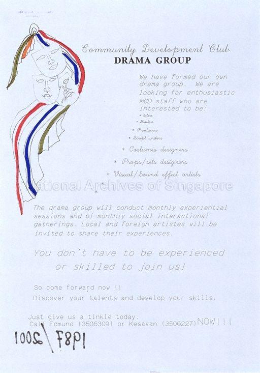 Community Development Club Drama Group.