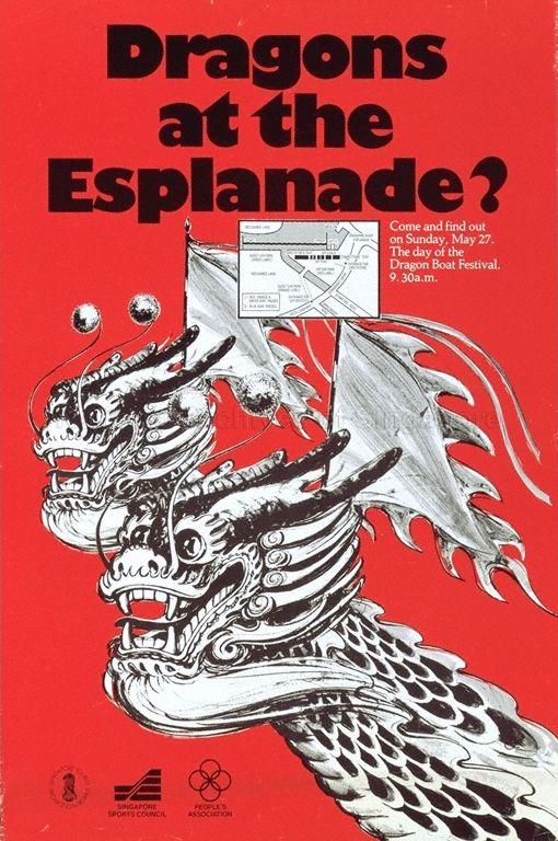 Dragons At The Esplanade? * Come And Find Out On Sunday, May 27. The Day Of The Dragon Boat Festival. 9.30a.m.