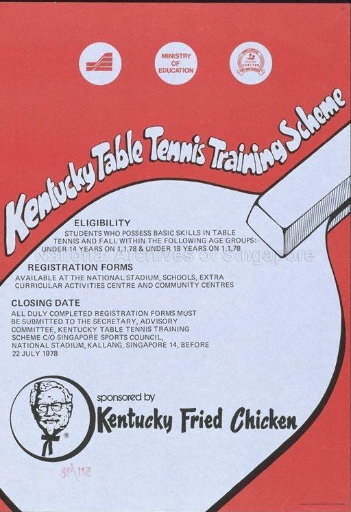 Kentucky Table Tennis Training Scheme .