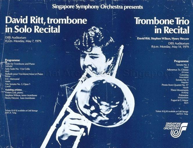 Singapore Symphony Orchestra presents : David Ritt,