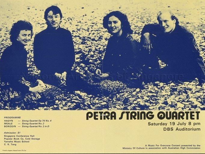 Petra String Quartet * 19 July * 8pm * DBS Auditorium