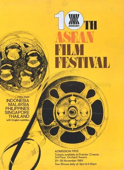 10th Asean Film Festival  : Premier Cinema, 25-28 November 1980, 3pm & 6.30pm.