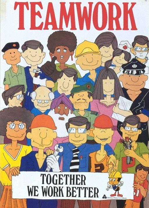 Teamwork  : together we work better.