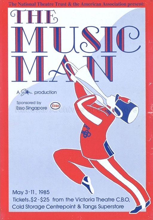 National Theatre Trust and the American Association present the Music Man  : 3-11 May 1985.