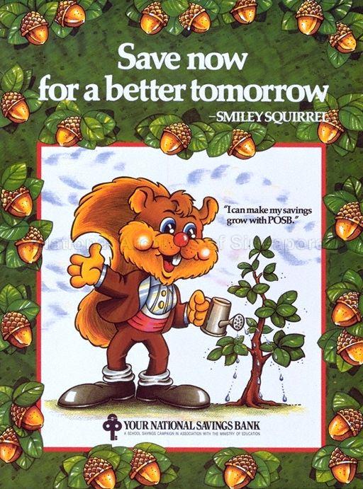 Save Now For A Better Tomorrow - Smiley Squirrel.