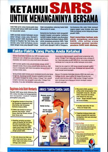 KNOWING SARS TO FIGHT IT TOGETHER (MALAY VERSION)