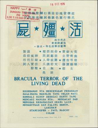 Bracula Terror Of The Living Dead