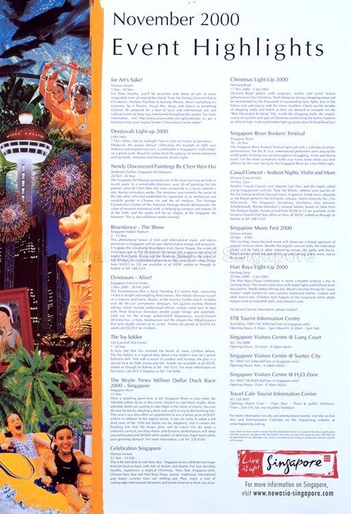 Event Highlights * November 2000