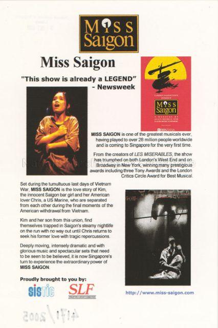 Miss Saigon.