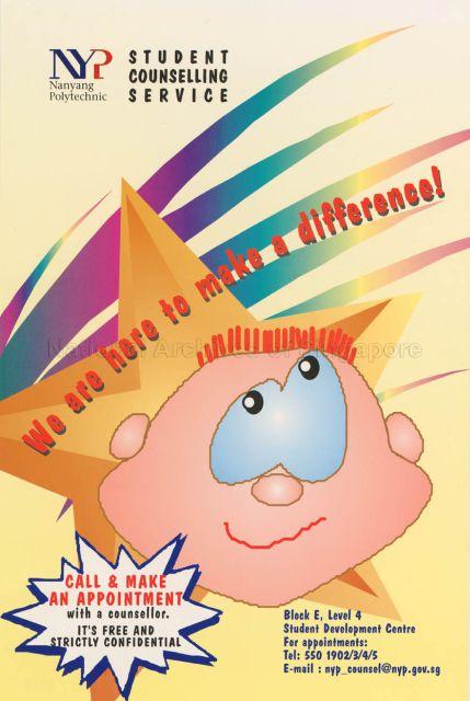 We are here to make a difference! NYP Student Counselling Service.