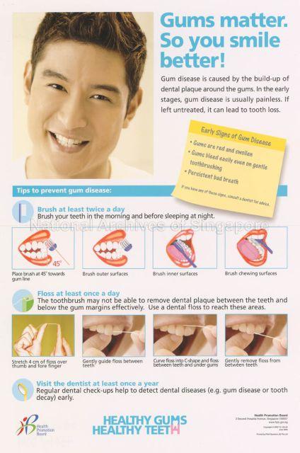 Gums matter. So you smile better! Healthy gums. Health teeth.