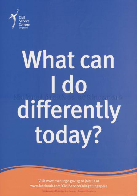 What can I do differently today?