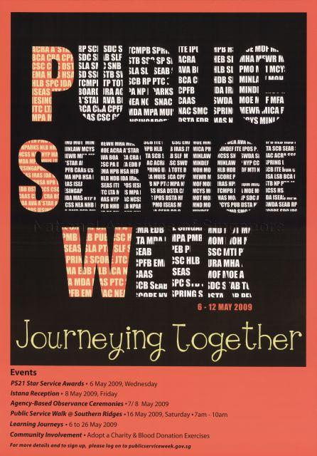 Public Service Week, 6-12 May 2009.  Journeying together.