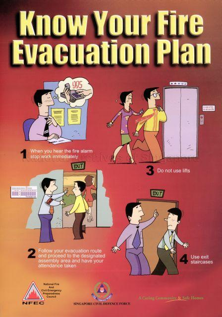 Know your fire evacuation plan