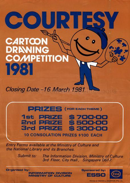 Courtesy Cartoon Drawing Competition 1981