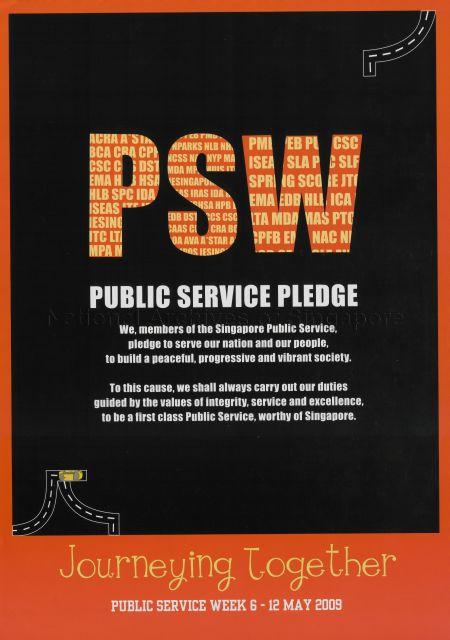 PSW - Public Service Pledge, Journeying Together
Public Service Week 6 - 12 May 2009