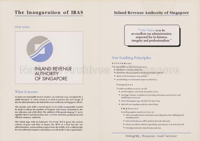 The Inauguration of IRAS and the meaning of the IRAS logo