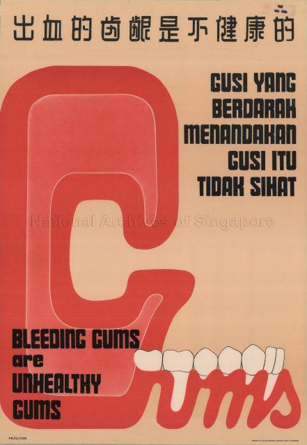 Bleeding gums are unhealthy gums (In English, Chinese and Malay)
Gusi yang berdarah menandakan gusi itu tidak sihat